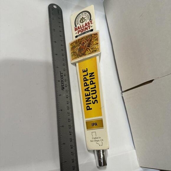 Ballast Point Beer Tap Handle Pineapple Sculpin IPA California - Picture 1 of 5